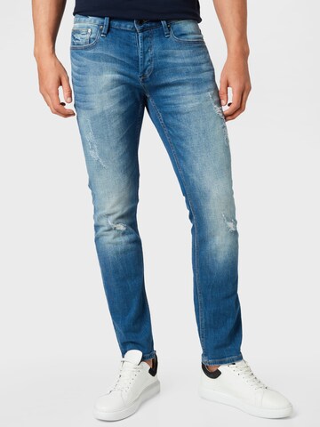 DENHAM Slimfit Jeans 'RAZOR' in Blauw: voorkant