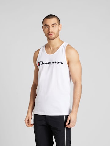 T-Shirt Champion Authentic Athletic Apparel en blanc : devant