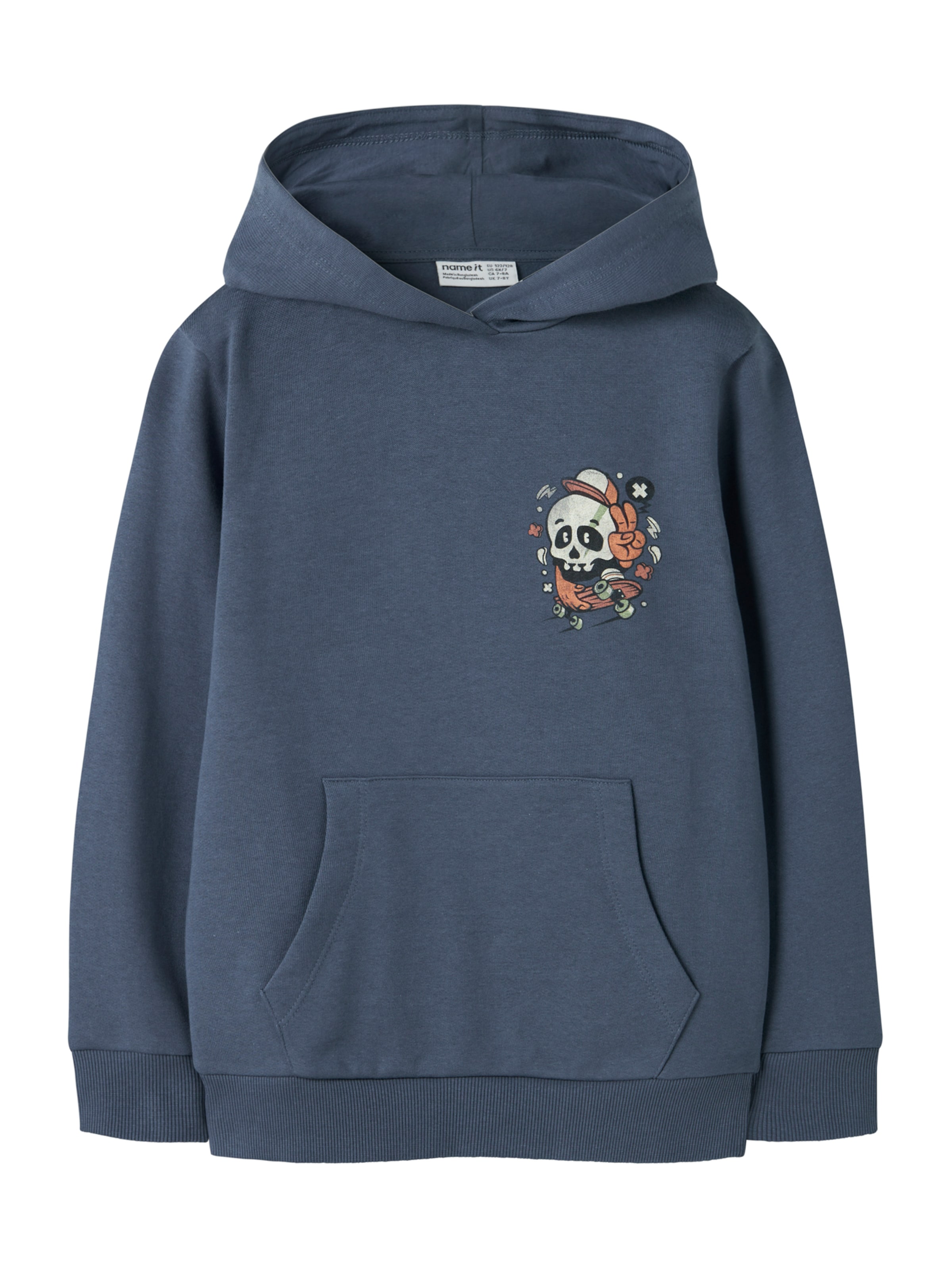 Sweat 'NKMBASTIAN' NAME IT en bleu : devant