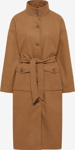 DreiMaster Vintage Between-seasons coat in Brown: front