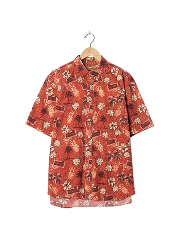 Natural Issue Button Up Shirt in L in Red: front