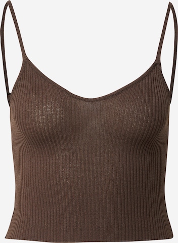 LeGer by Lena Gercke Knitted Top 'Daphne' in Brown: front