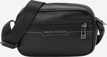 ARMANI EXCHANGE - Bolso de hombro 'CEDRIC' en negro: frente