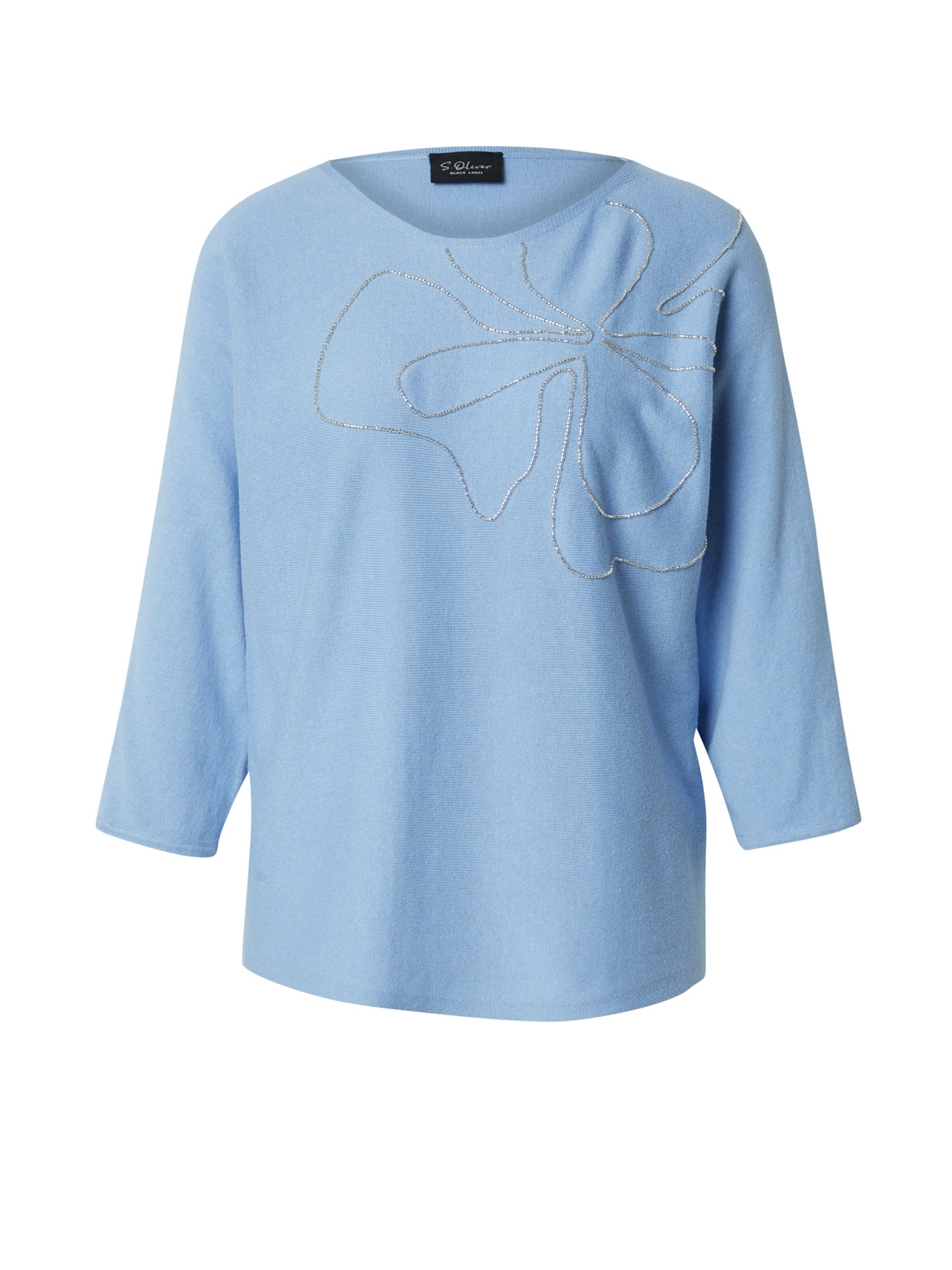 s.Oliver BLACK LABEL Πουλόβερ σε μπλε: μπροστά