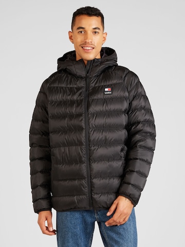 Tommy Jeans Winter jacket in Black: front