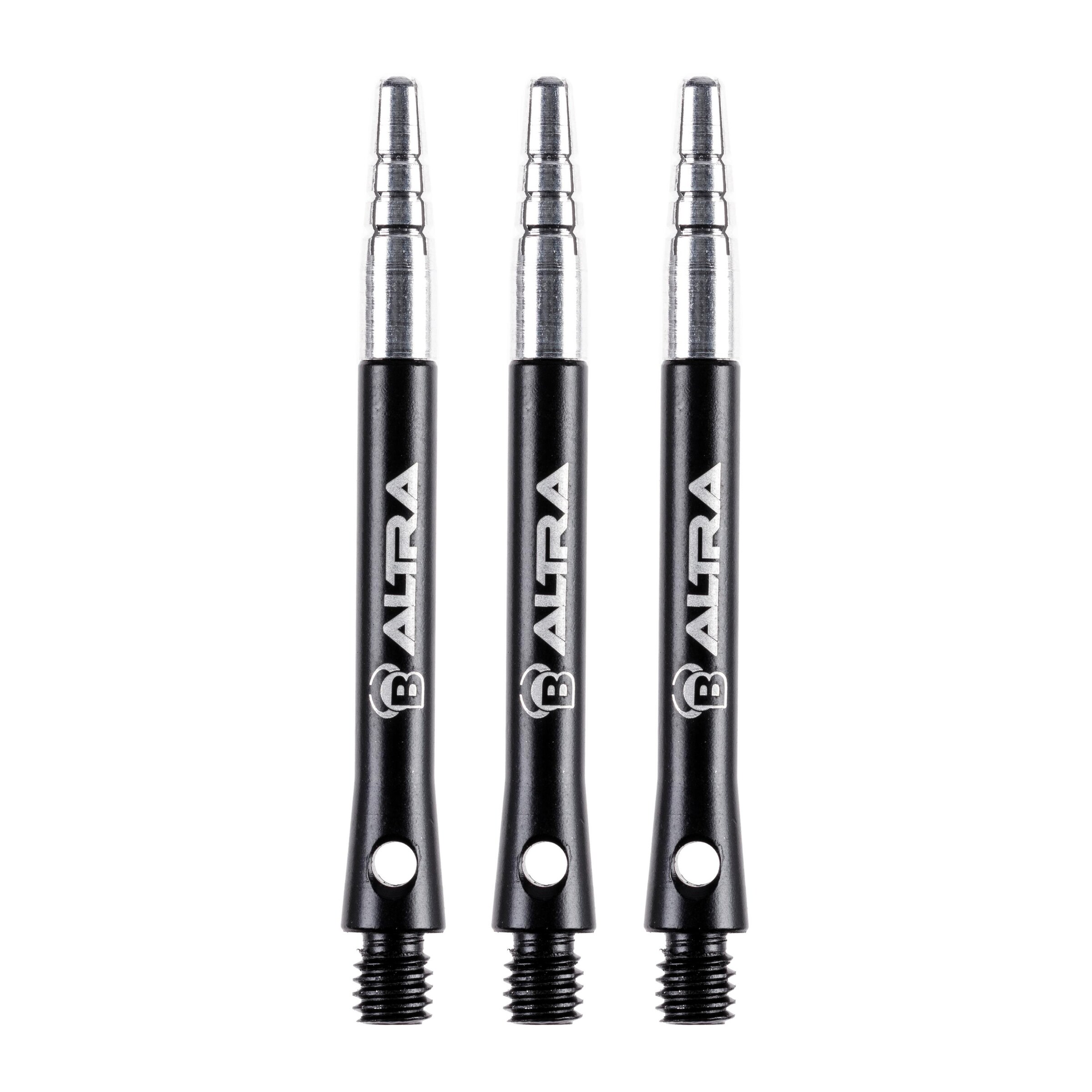 BULL'S Dartpfeil in Schwarz: Vorderseite