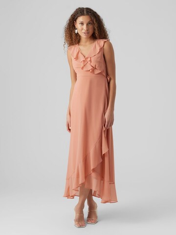 VERO MODA Jurk in Bruin