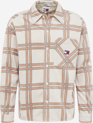 Tommy Jeans Regular Fit Skjorte i beige: forside