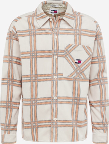 Coupe regular Chemise Tommy Jeans en beige : devant