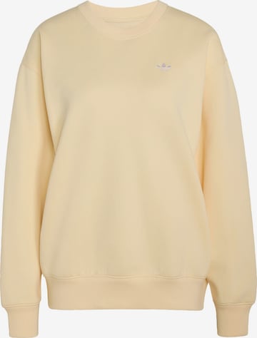 Felpa 'Essentials' di ADIDAS ORIGINALS in giallo: frontale