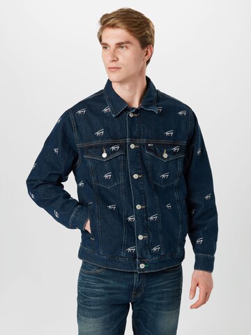 Veste mi-saison Tommy Jeans en bleu : devant