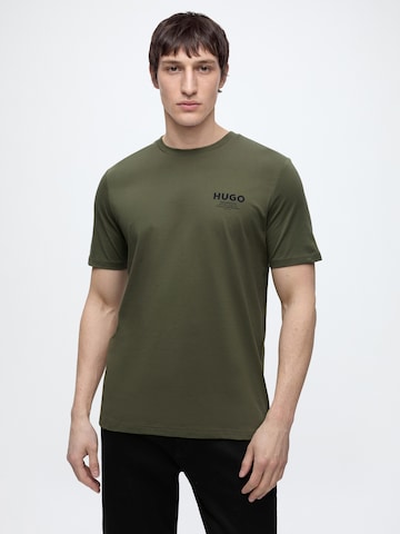 HUGO T-Shirt 'Nesptee' in Grün: Vorderseite