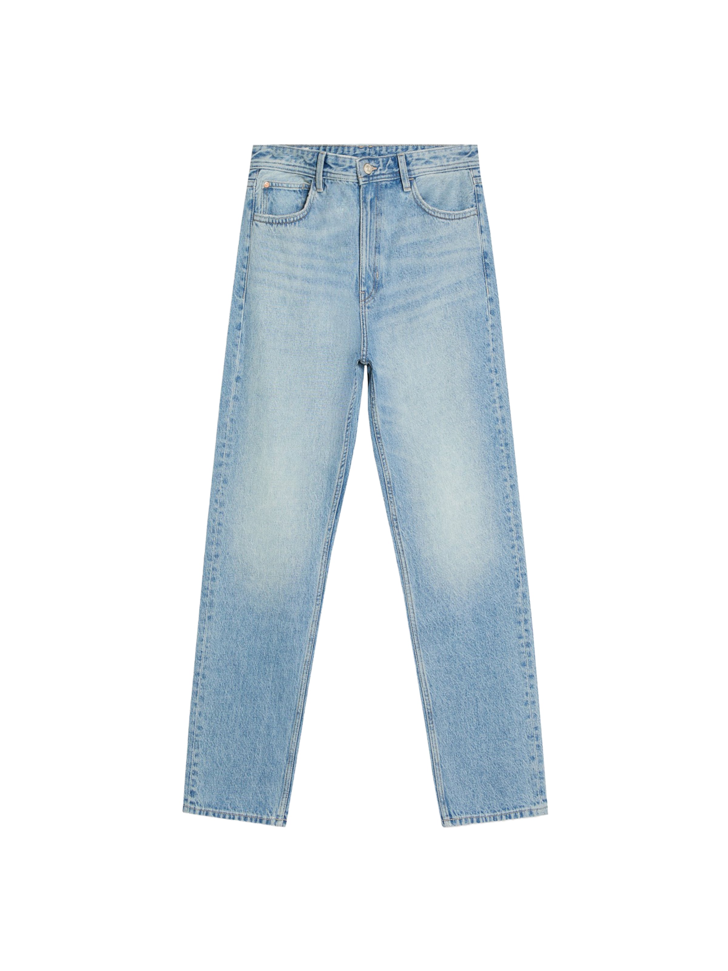Bershka regular Jeans i blå: forside