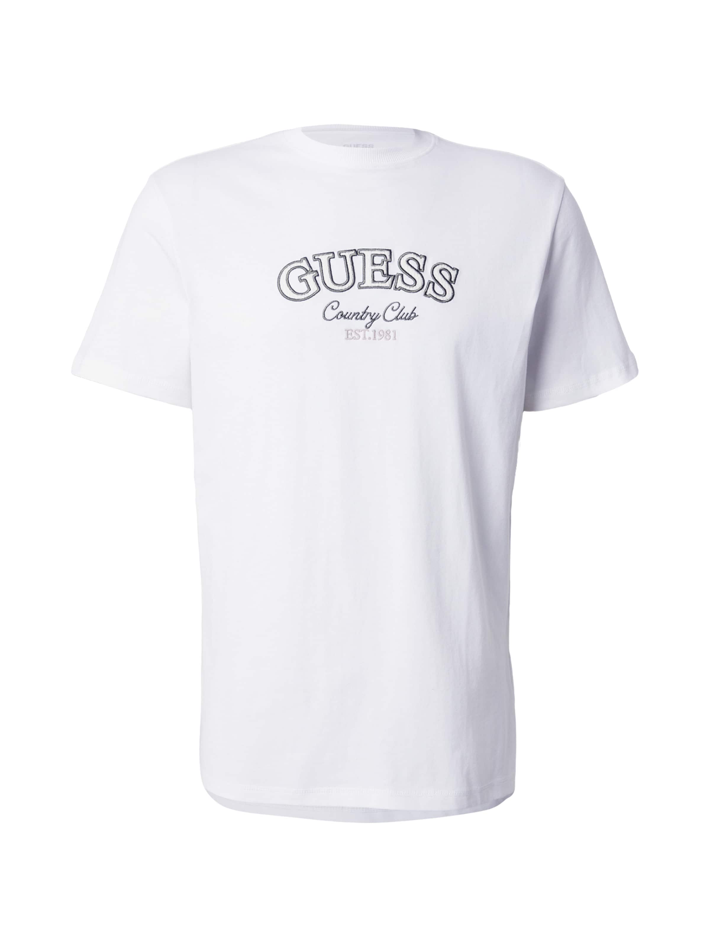 GUESS Shirt 'COUNTRY CLUB' in White: front