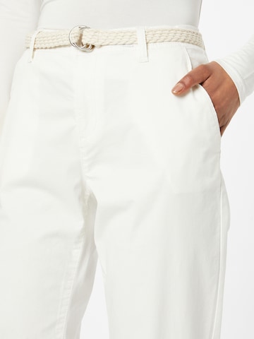 Regular Pantalon chino ESPRIT en blanc