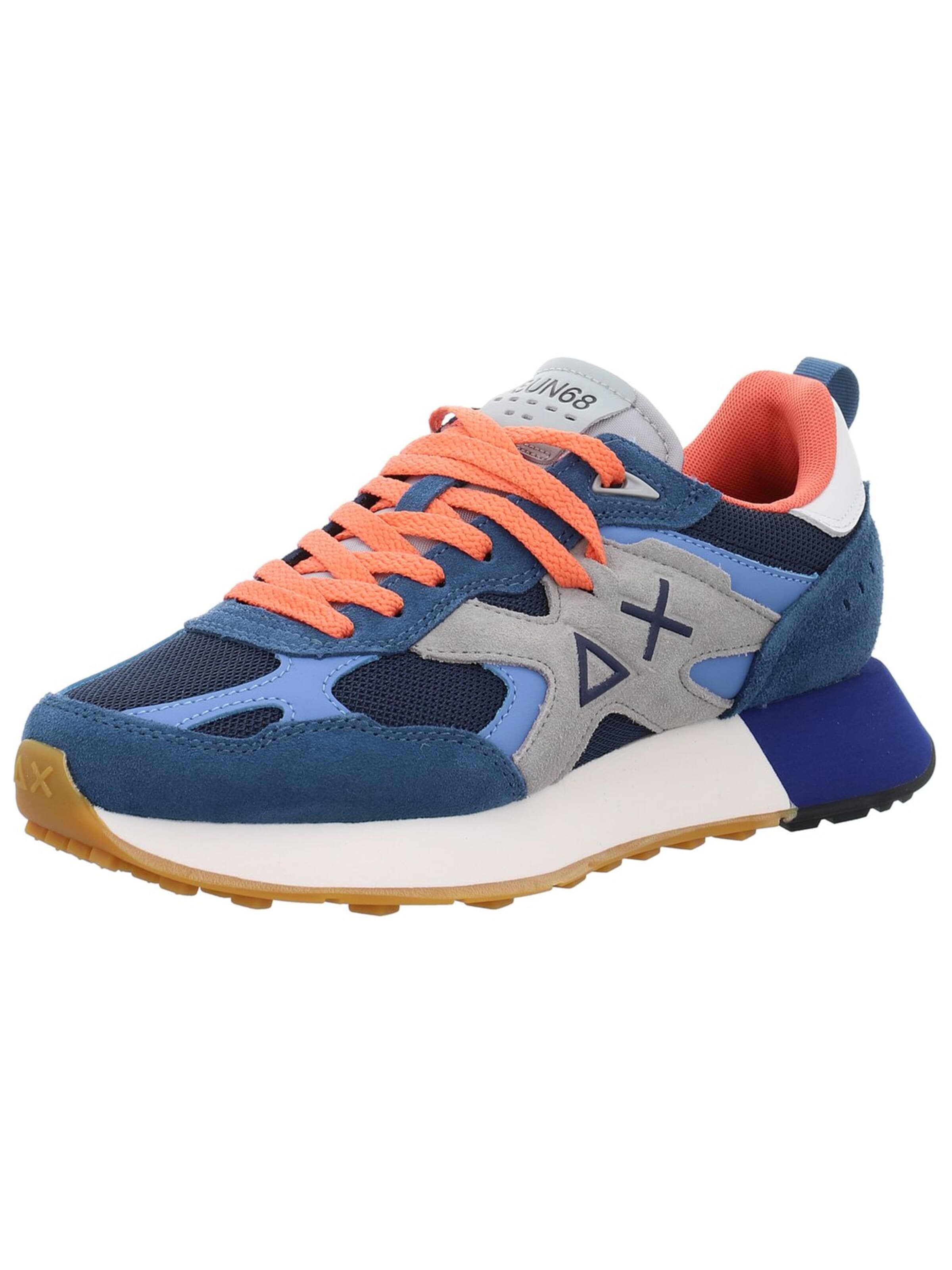 SUN68 Sportlicher Schnürschuh‌‌‌‌‌‌‌‌‌‌ in Blau: Vorderseite