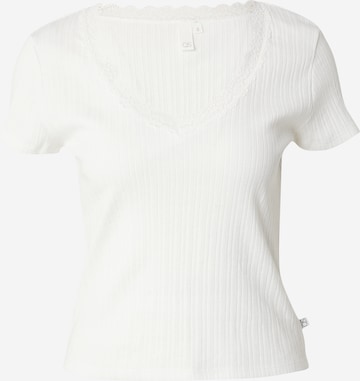 QS Shirts i hvid: forside
