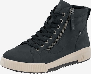 Sneaker alta di Rieker Sport in blu: frontale