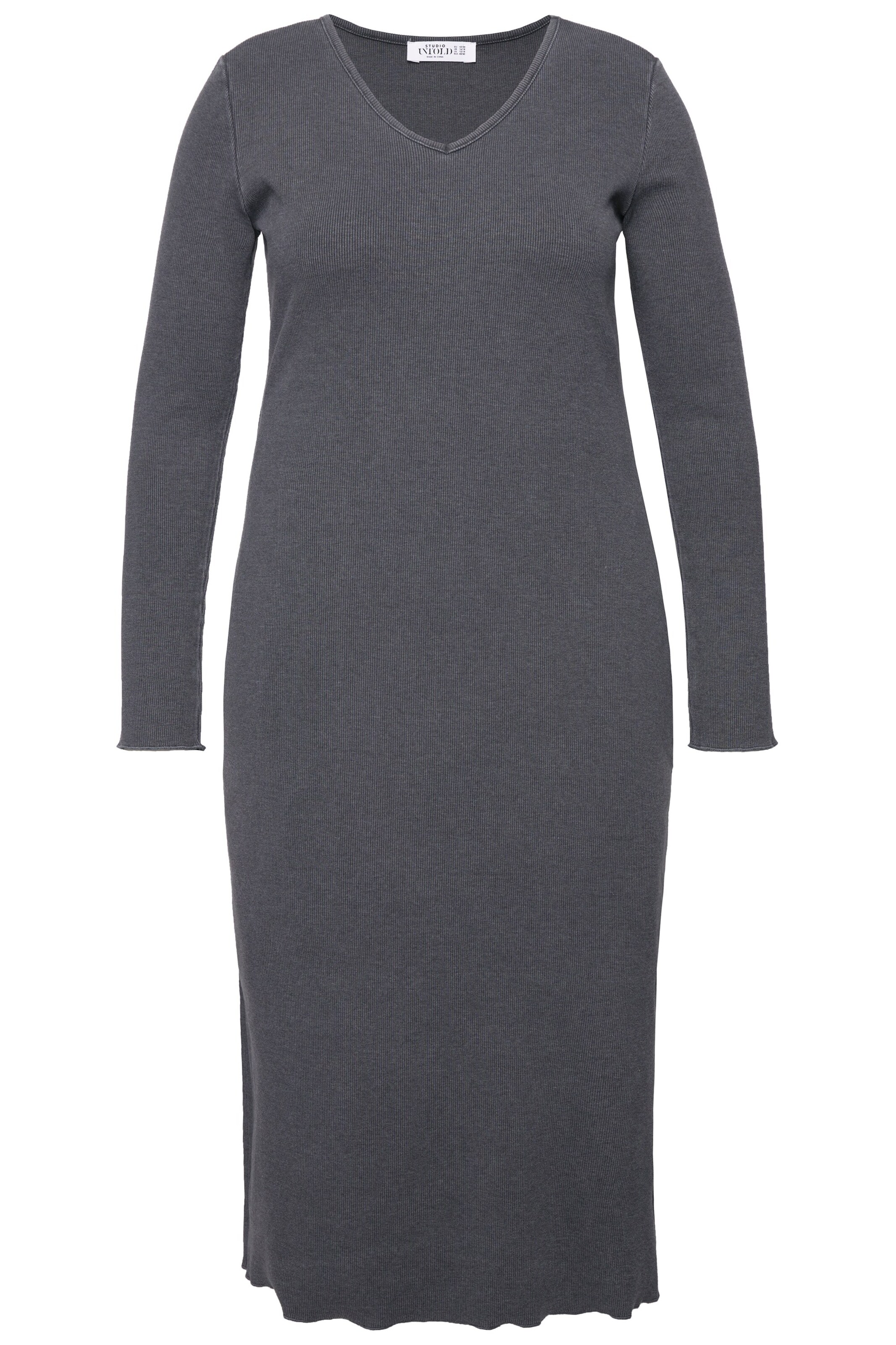 Studio Untold Jurk in Grijs: voorkant