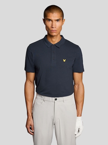 Lyle & Scott Functioneel shirt in Blauw: voorkant