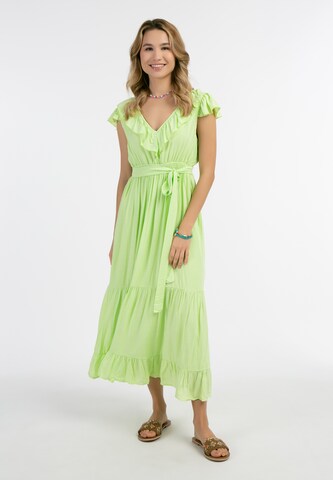 IZIA Summer Dress in Green