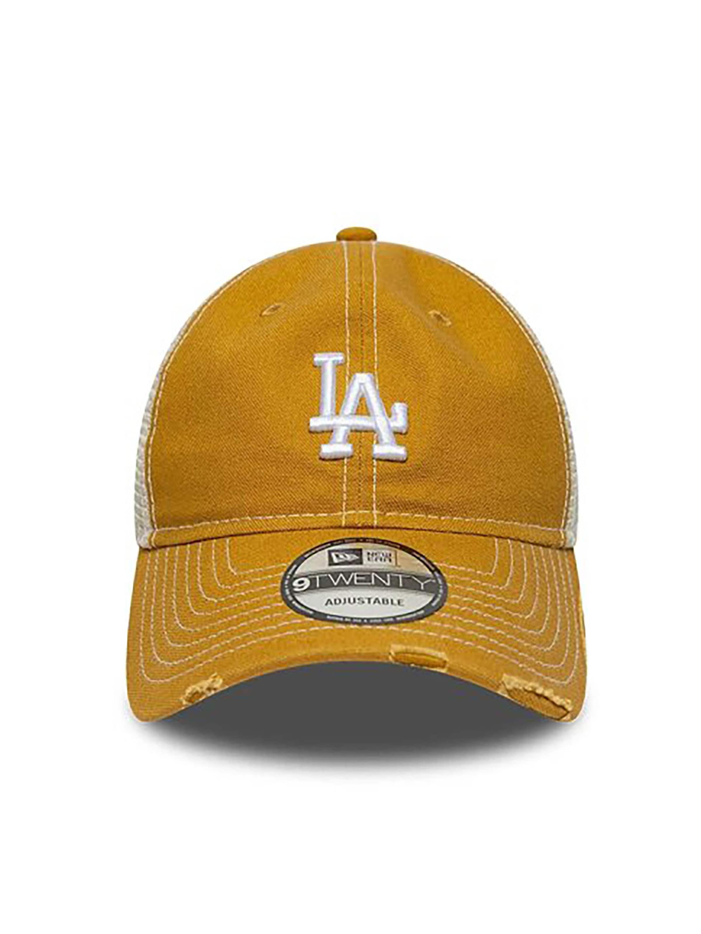 NEW ERA Cap '9TWENTY Cap MLB Los Angeles Dodgers' in Beige: front