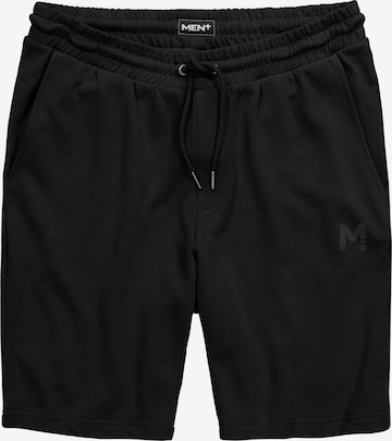 Regular Pantalon Men Plus en noir : devant