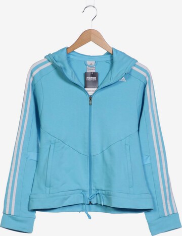 ADIDAS PERFORMANCE Sweatshirt & Zip-Up Hoodie in XXXL in Blue: front