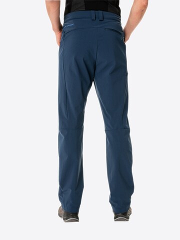 VAUDE Regular Outdoor Pants 'Farley' in Blue