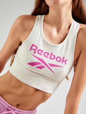 Reebok Bustier Sport-BH in Grau
