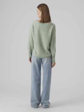 Pull-over 'ANJASTINNA' VERO MODA en vert