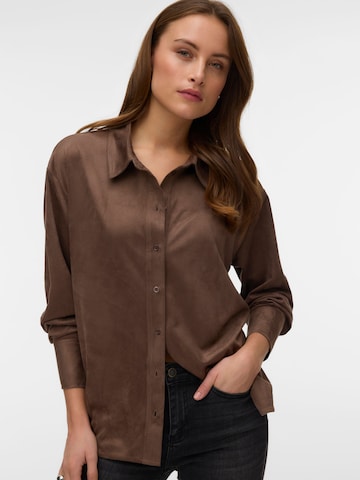 VERO MODA Bluse 'VMKatty' i brun: forside