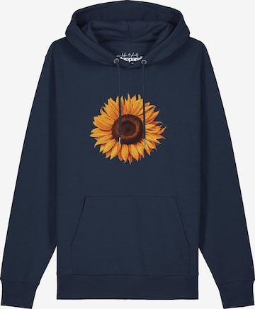 Sweat-shirt ' Sonnenblume ' Watapparel en bleu : devant