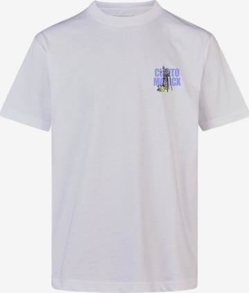 Cleptomanicx - Camisa 'Freibad' em branco: frente
