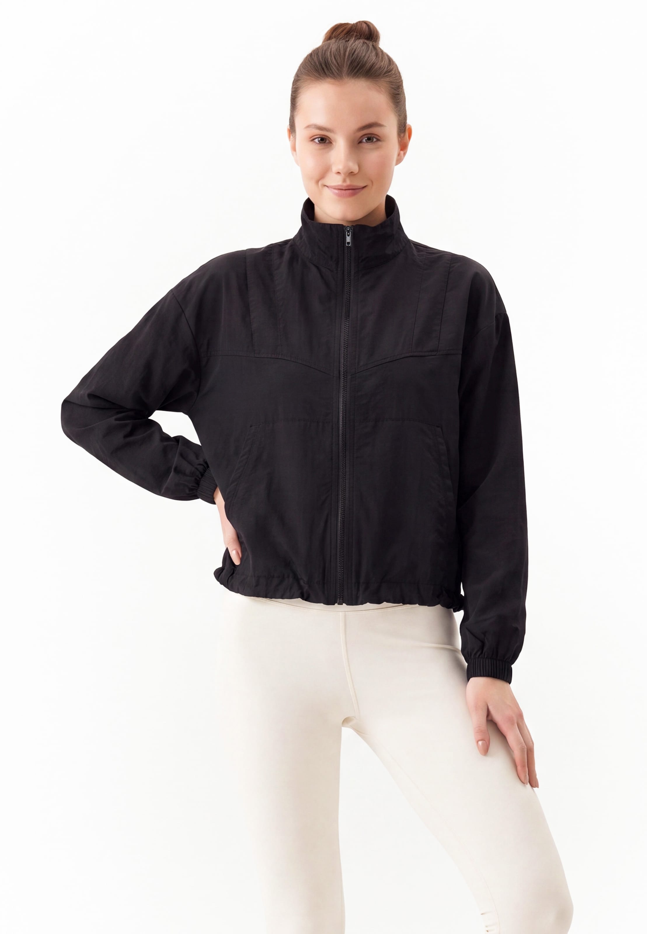 myMo ATHLSR - Chaqueta de entretiempo en negro: frente