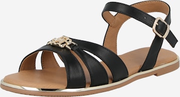 TOMMY HILFIGER Sandaalit värissä musta: etupuoli