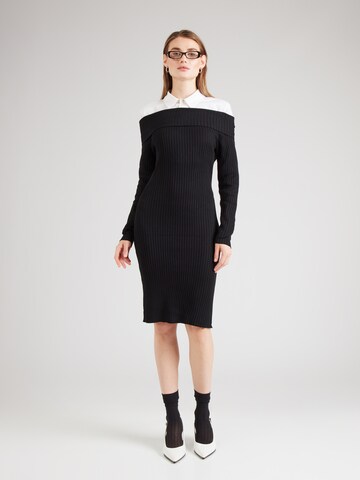 Noisy may Knitted dress 'NMFIFI' in Black: front