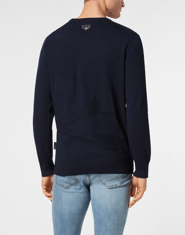 Pullover 'Skull&Bones' di Philipp Plein in blu