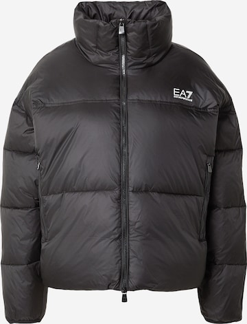 Veste d’hiver EA7 Emporio Armani en noir : devant