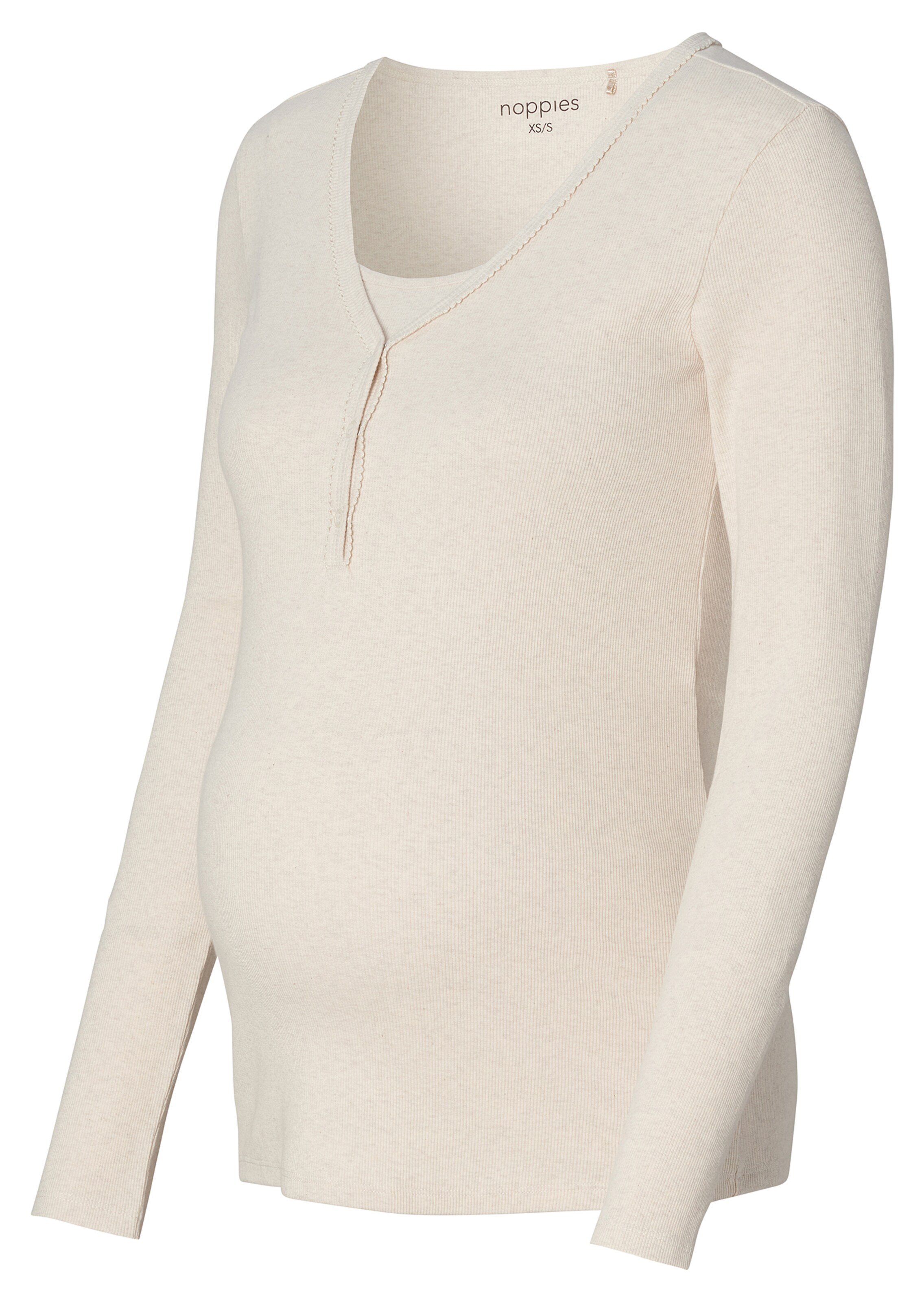 Noppies Slaapshirt 'Amala' in Beige: voorkant
