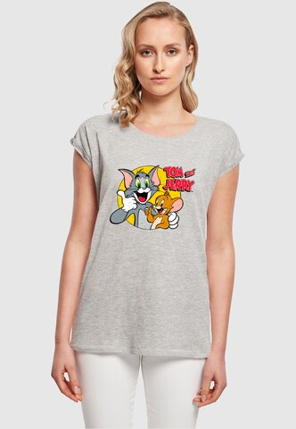 T-shirt 'Tom And Jerry - Thumbs up' ABSOLUTE CULT en gris : devant