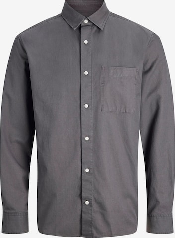 Coupe regular Chemise JACK & JONES en gris : devant