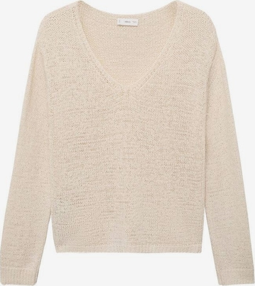 MANGO TEEN Pullover 'Burpic' in Weiß: Vorderseite