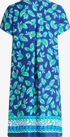 Betty Barclay Sommerkleid mit V-Ausschnitt in Blau