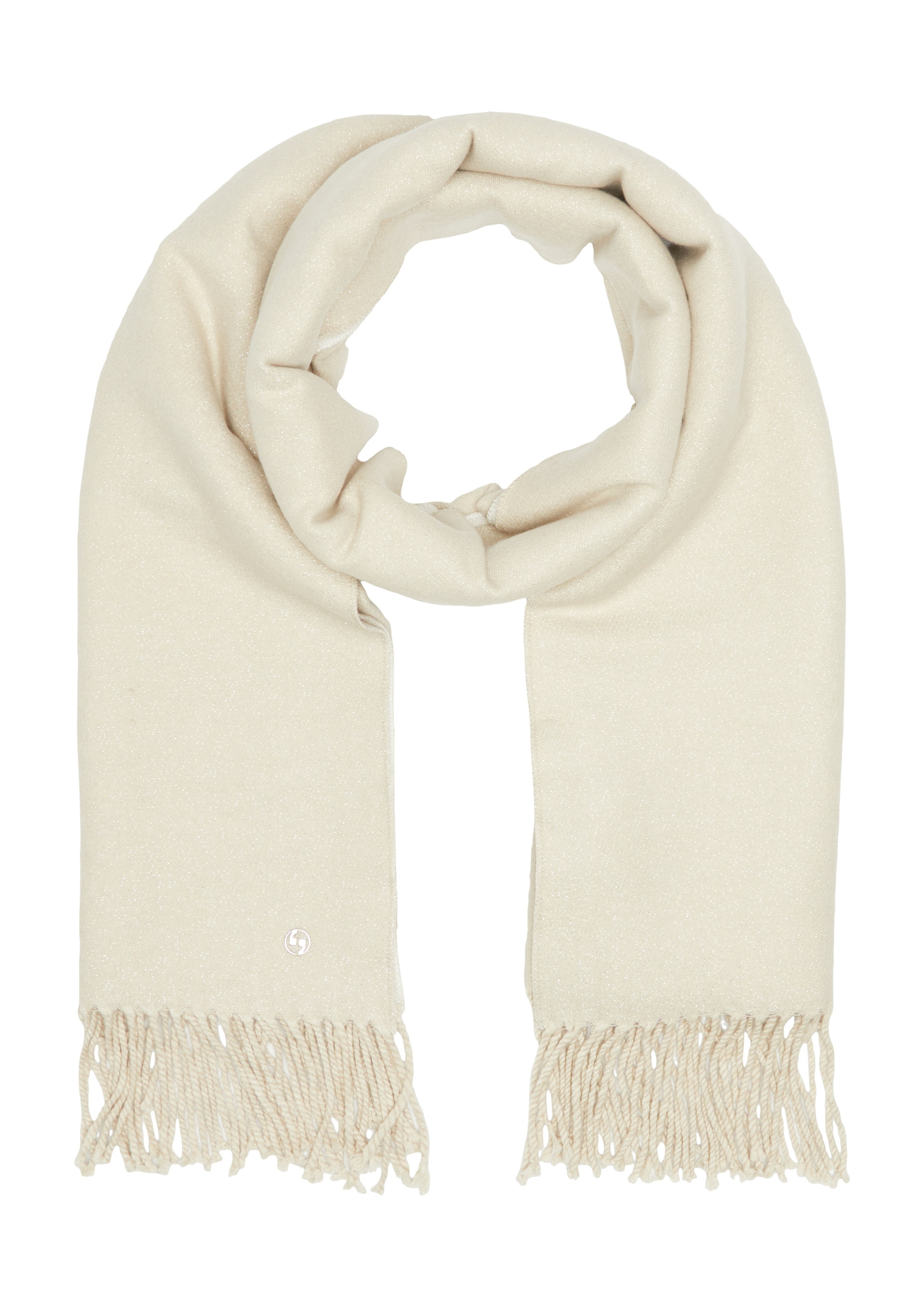 COMMA Scarf in Beige: front