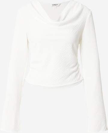 T-shirt 'ONLMETTE' ONLY en blanc : devant