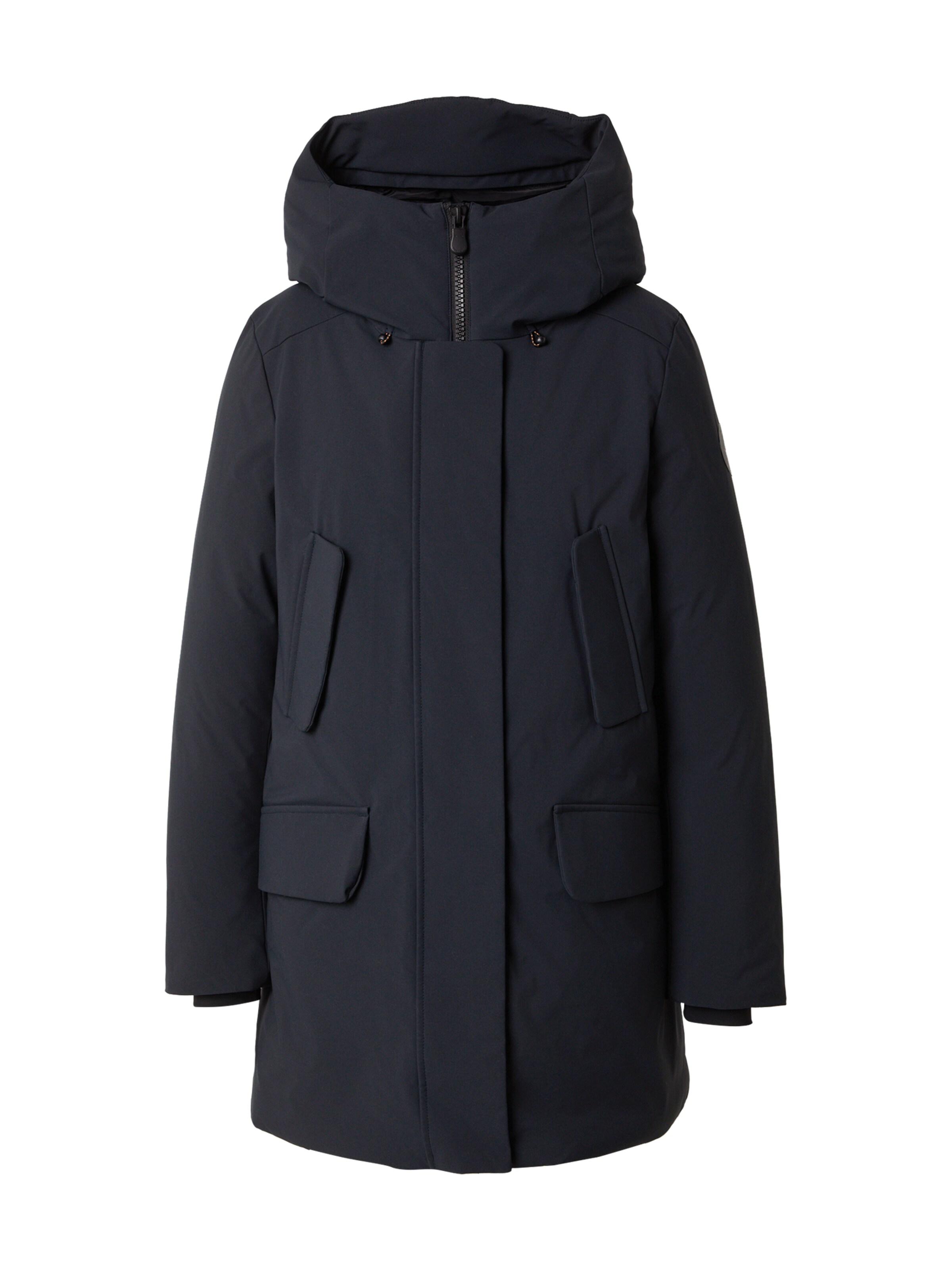 juoda SAVE THE DUCK Žieminė parka 'SOLEIL': priekis