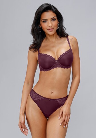 LASCANA T-shirt Bra in Purple