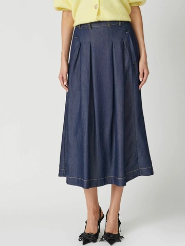 Gonna 'Anya' di co'couture in blu: frontale