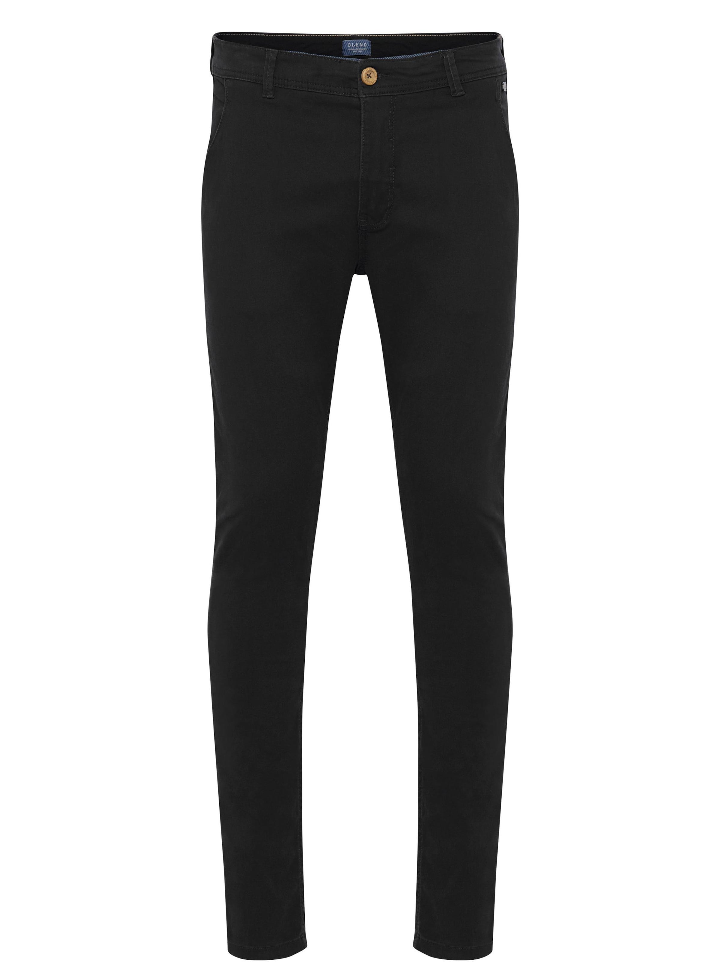 BLEND Chino Pants &#x27;Natan&#x27; in Black: front